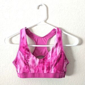 Marika Pink Tie Dye Sports Bra Size Small